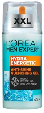 L'Oréal Paris Men Expert Hydra Energetic XL Quenching Gel, Anti-Shine, with Hyaluronic Acid, 100ml
