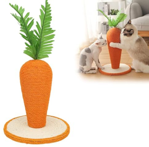 Carotte Chat Poteau Sisal Mignon Gratter Dispositif