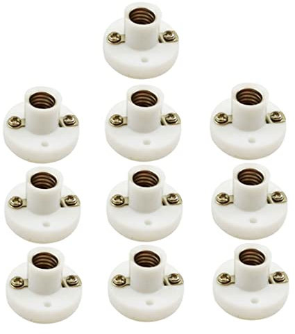 Newin Star Pobite de lampe E10, E10 Base à vis DC 3V à 24V Posteur de douille d'ampoule Adaptateur LED Porte-lampe 10pcs