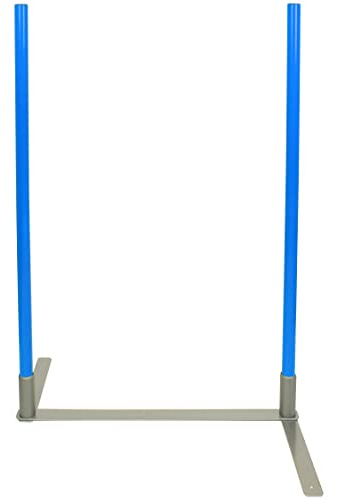 SPORTIKEL24 2by2 Weave Poles – Blau – 2er Set Agility-Slalomstangen mit Metallbasis – für Training & Parcoursaufbau – erweiterbar & mobil