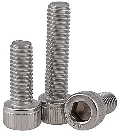 ZILOOK Innensechskantschraube mit Linksgewinde Edelstahl 304 Linksgewinde Innensechskantschrauben M4 5 6 8 10 M12 (Color : 1pcs, Size : M6x45)