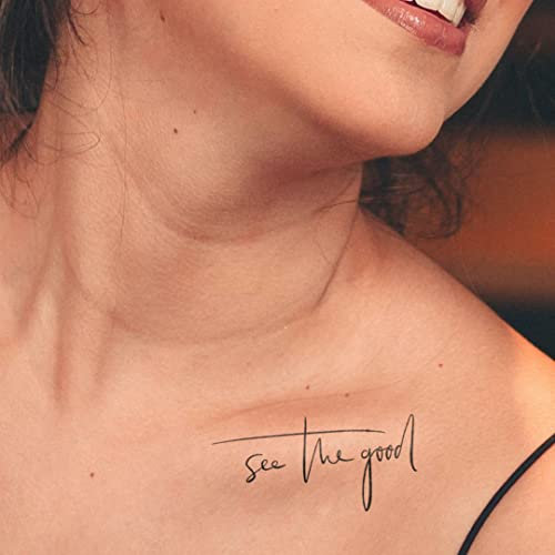 MyJagua Tattoo • See the Good* | 1-2 Wochen Tattoo | Auf Pflanzenbasis | Hautverträglich | Wasserfest | Neue Tattoo Technologie | Kein Klebe Tattoo