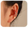 Aneneiceera Boho Ohrring Kristall Stern Mond Ohrclips Ohrring Single Gold Mondsichel Manschette Wrap Ohrring Anweisung Stern Nicht Piercing Knorpel Clip Auf Crawler Ohrring Schmuck Für Frauen Mädchen