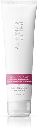 Philip Kingsley Elasti-Styler - 5-in-1 Pre-Styling Serum Treatment - 100ml | Hair Styling Cream Conditioning Mask - Anti-Frizz Smoothing Primes Tames that Adds Shine