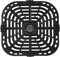 Ersatz-Grillpfanne für Fritteuse, quadratische Antihaft-Grillplatte 24 x 23 cm, Materialien in Lebensmittelqualität, FDA-Standards, Air Fryer Ersatzteile