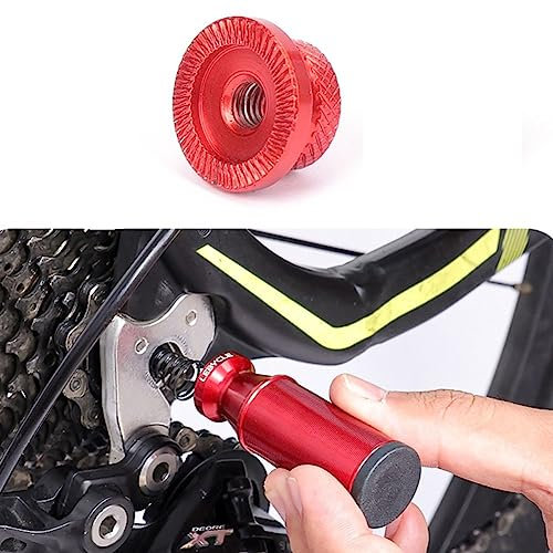 DAZZLEEX Fahrrad-Schaltwerk schützen Getriebeschutzrahmen-Umwerfer (kurz)