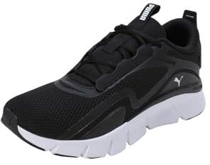 PUMA Flexfocus Lite, Zapatillas Unisex Adulto, Negro Negro Blanco, 42 EU