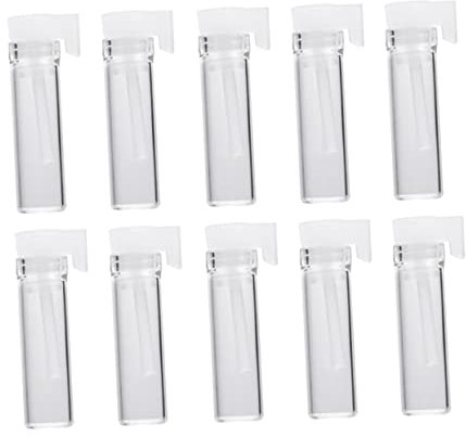 IMIKEYA 500pcs Perfume Hand Sample Tube Vial Perfume Bottle Pen Clip Fine Mist Sample Vial Container Bottles with Lid Fragrance Sample Bottles Liquid Sprayer Spray Bottle Travel Glass