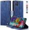 XYGLOW Handyhülle für Samsung Galaxy A51 4G Hülle Klappbar Premium PU Lederhülle Klapphülle【RFID Schutz】 Kartenfach Standfunktion Schutzhülle für Samsung A51 4G Flip Case Wallet Tasche Cover, Blau