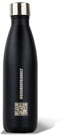 Yoko Design - Bouteille isotherme 500ml Gourde friendly noire mat