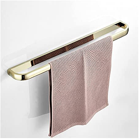 Porte-serviettes en laiton doré rose - Pour cuisine, salle de bain, salle de bain - Chrome noir nickel - Porte-serviettes de bain - Porte-serviettes en bronze