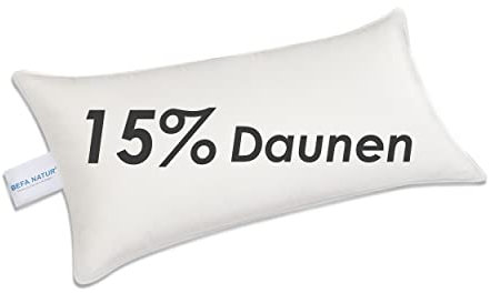 BEFA NATUR Made in Germany Feder/Daunenkissen 50x70 cm aus 15% Daunen und 85% Federn, Öko-Text 100 Klasse 1 Zertifiziert, Downpass - Programm und Preise für Hotellerie und Geschäftskunden