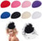 nbeads 8 STK. Teardrop Fascinator Hut Basis, 13.3x11.2cm Eva Millinery Fascinator Basis Cocktail Hüte Machen Basis Frauen Hut Craft für Party Hochzeit Hut DIY Crafts Haar Zubehör Dekoration