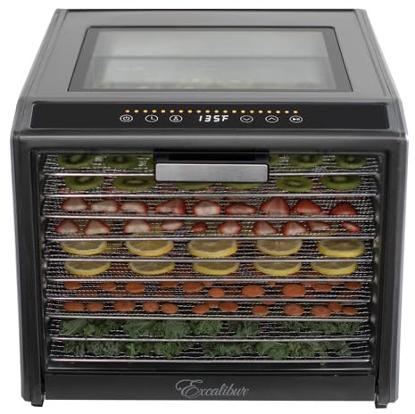 Déshydrateur Excalibur Performance 10 plateaux Inox - DH10SSSS13
