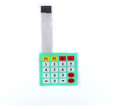 4 12 16 20 Key 4 * 4 Membrane Switch Keypad 1x4 3x4 4x4 4 * 5 Matrix Array Matrix keyboard smart car 1/2/5/10Pcs IDGTTLDF(20 Key,Taglia unica)