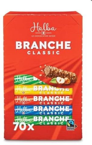 Branches Halba Classic 50/30x23g - CHOCOLAT SUISSE Certifié FAIRTRADE (70)