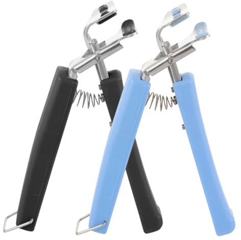 LABRIMP 2 Pz Clip antiscottatura da campeggio Piatto Piroscafo sottopiatti caldi adattatore piano cottura plasil attrezzi pinza per ciotole calde alzapiatti in acciaio inox plastica pp