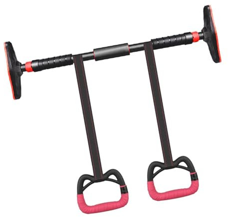 perfk Klimmzugstange für den Türrahmen, Klimmzugstange für Heimübungen, Oberkörpertraining. Robuste Tür-Reckstange mit Aufhängeringen für Kinder, 120cm bis 160cm