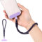 Wanmu Phone Strap, Cell Phone Lanyard, Adjustable Phones Wrist Strap, Multifuctional Patch Wrist Lanyards for Most Smartphones(Purple)