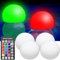 KBIBCK 4 luces flotantes para piscinas, luces de piscina flotantes, carga nocturna con mando a distancia, alta resistencia al agua, luz subacuática para piscinas