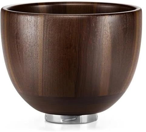 Mixerschüssel, Holzschüsselhalter, kompatibel for Kitchenaid 4,5 und 5 QT Rührschüsseln, passend for Modelle mit neigbarem Kopf, Küchenmixer-Zubehör, Teile, Lebensmittelverarbeitungsmaschinen