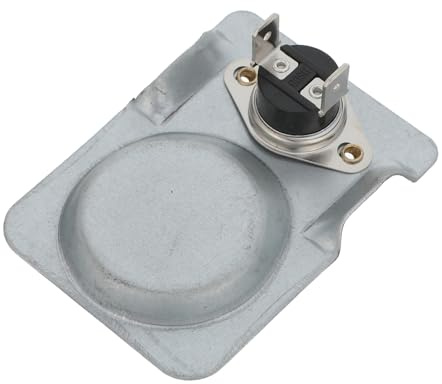 NUOBESTY Interruptor Magnético Termostático para Ventilador de Estufa de Leña y Chimenea, Cable Resistente al Calor, Acero Inoxidable y Cobre, Activación Automática y Alta Fiabilidad