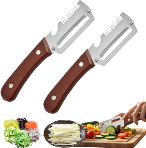 Naivetu Peeler, Stedwell Peeler, Multifunctional Kitchen Peeler, Stainless Steel Multi Function Peeler Knife, Peeling Knife for Vegetables (2pcs)