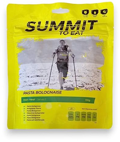 Summit to Eat Pasta Bolognaise Camping Hiking Food, Yellow, One Size