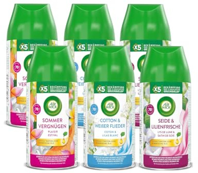 Air Wick Freshmatic Max Nachüller-Set (Nachfüller-Set Blüten, 6 x 250ml)