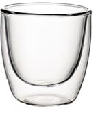 Villeroy & Boch Artesano Hot and Cold Beverages Mug S, Set of 2, 110 ml (Measured Brimful), Borosilicate Glass, Clear, (1172438094)