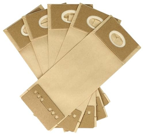vhbw 5X Turbofilter kompatibel mit Festool ES 150, ET 2, ETS 150, RS 2 Schwingschleifer, Exzenterschleifer - Papier-Staubbeutel Set, Sandfarben