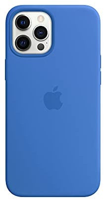 Apple Silicone Case with MagSafe (for iPhone 12 Pro Max) - Capri Blue