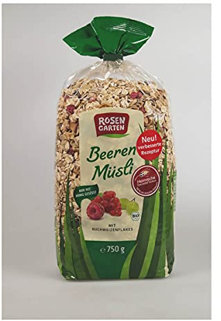Rosengarten - Beeren-Müsli - 750 g - 6er Pack