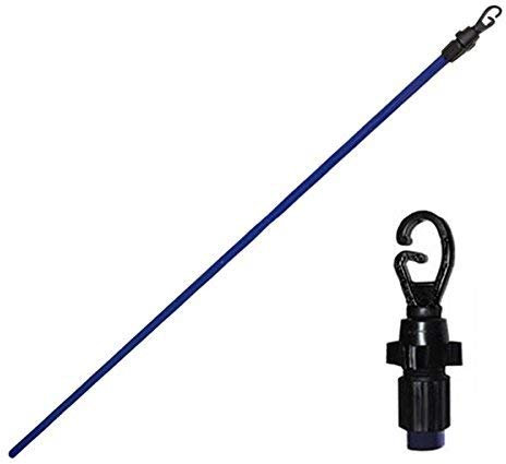 Easy Shopping® 2.6Meter/8.5ft Heavy Duty Washing Line Prop Telescopic Home Garden Pole Clothing Laundry Support (1)