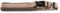 Wolters Halsband Professional Comfort, Farbe:champanger/trüffel, Größe:45-50 cm x 30 mm