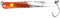 FTM Blinker zum Forellenangeln Spoon Curl Kong 3,5g 6,7cm, Farbe:kupferfarben/silberfarben
