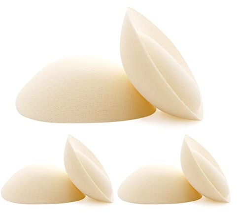 FOOT OF THE TREE Super Thick Bra Pads Inserts 3 Pairs Removable Breast Enhancers Push Up Bra Cups Paddings