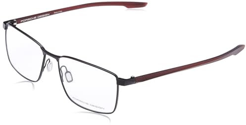 Porsche Design P8733 a black, red, Eyeglass frames, 55-16-140, Standard