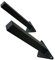 XFAK Industrielle RegalstüTzen Regal Unterstützung 200mm Metall Wandregal Halterung Schwerlast Regalkonsole Mit Schrauben, 2er Pack (Size : 10 inches/25cm)