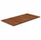 vidaXL Waschtischplatte Dunkelbraun 80x40x1,5 cm Massivholz Behandelt, Tischplatte, Ersatzplatte Bad, Ersatztischplatte, Badezimmer Ersatzplatte