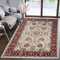 Mazovia Orientalisch Teppich - Traditioneller Teppich für Wohnzimmer, Esszimmer - Orient Teppiche Ornament - ÖKO-TEX Wohnzimmerteppich Rot Creme - 250 x 350 cm