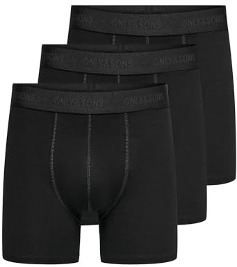 Only & Sons Male Shorts ONSFITZ 3-Pack Boxershorts | Trunks