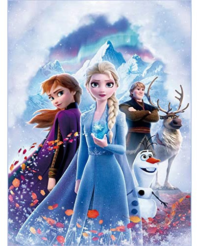 SCOOVY Froozen 5D Diamond Painting Set, Anime DIY Bilder Diamant Malerei Kits für Kinder, Anime Tiere Diamant Kunst Handwerk Bild Kit, Zahlen Diamond Painting Zubehör für Geschenke, Wand, Wohnkultur
