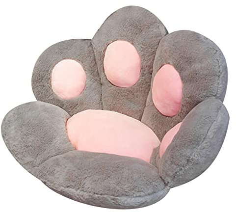 Katze Pfote Kissen, Niedliches Sitzkissen Cat Paw Shape, Winter Plüsch Cat Claw Kissen, Niedliche Cartoon Sitzkissen Sitzkissen Für Das Home Office, Lindert Rücken Und Steißbeinschmerzlinderung
