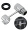 360° Support de Douche Sans Perçage - Pommeau Douchette Réglable, Raccordement 20mm éCrou Porte Universel Attache Pomme de Douche, ABS Chromé pour Salle de Bain, Installation Facile