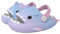 WUYISTAR Chanclas Tiburón Niñas Chanclas de playa para niños Sandalias antideslizantes para piscina Chanclas de Verano Morado Azul Rosa