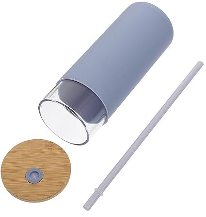 Alipis Vaso Portátil De Vidrio Exterior Duradero y Práctico Para Beber Fernet y Agua