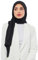 dscarf Hijab-Schal für Muslimische Frauen | Sofort Machbarer Jersey-Kopfschal | Fertig Genähter Jersey-Turban | Mode für Muslimische Frauen (Schwarz)