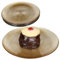 MamboCat 6er Set Kairo Gold Kuchenteller I elegante Glas-Teller mit goldenem Relief für 6 Personen I für Brötchen, Dessert, Salat & Co