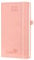 POPRUN Taschenkalender 2025 2026 Klein 16,5 x 9 cm (Aug.2025-Dez.2026) - Kalender 2025 2026 Klein mit PU-Leder - Terminplaner, Planer 1 Woche 2 Seite mit Stiftschlaufe - Rosa
